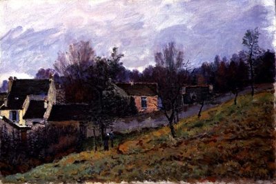 Herbst in Louveciennes von Alfred Sisley