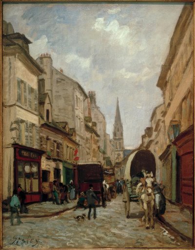 Die Grande-Rue, Argenteuil von Alfred Sisley