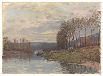 Die Seine in Bougival von Alfred Sisley