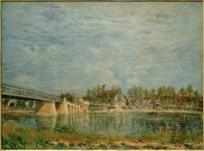 Die Brücke von Saint-Mammès von Alfred Sisley