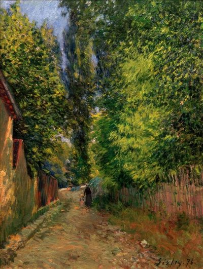Die Umgebung von Louveciennes von Alfred Sisley