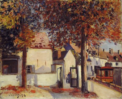 Moret-sur-Loing (Rue de Fosses) von Alfred Sisley