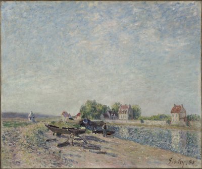 Saint-Mammès, Loing-Kanal von Alfred Sisley