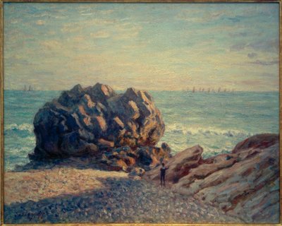 Storrs Rock, Ladys Cove, am Abend von Alfred Sisley