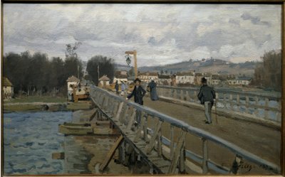 Die Argenteuil-Fußgängerbrücke von Alfred Sisley