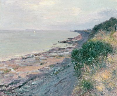 Die Klippe bei Penarth, Abend, Ebbe von Alfred Sisley
