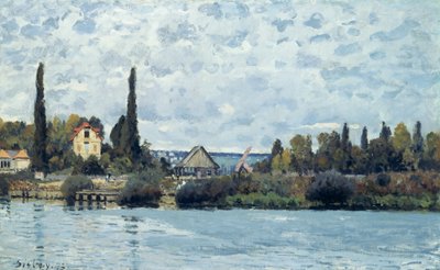 Die Seine bei Bougival, 1873 von Alfred Sisley