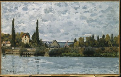 Die Seine bei Bougival, 1873 von Alfred Sisley