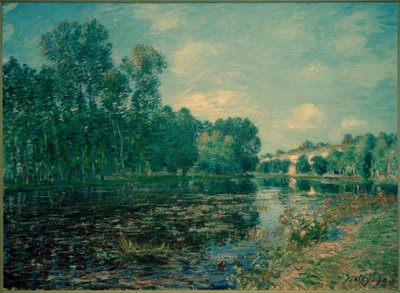 Tournant du Loing en été von Alfred Sisley