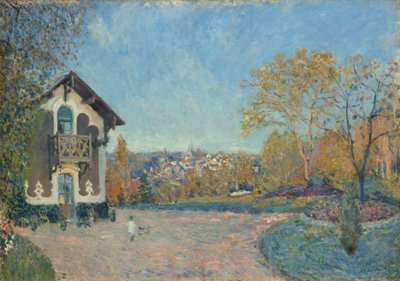 Ansicht von Marly-le-Roi von Coeur-Volant, 1876 von Alfred Sisley