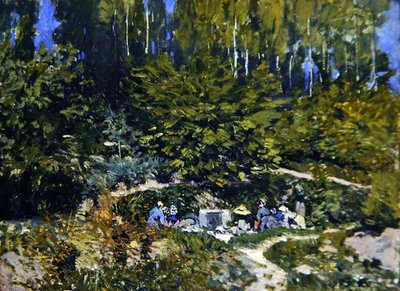 Frauen beim Wäschewaschen von Alfred Sisley