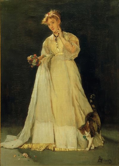 Ophelia oder Das zerfetzte Bouquet von Alfred Emile Stevens