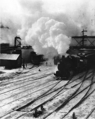 New York / Central Yards / Foto 1903 von Alfred Stieglitz