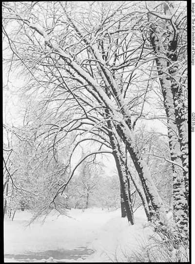 Schneelandschaft, Berlin von Alfred Stieglitz