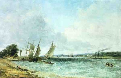 Englische Meereslandschaft von Alfred Vickers