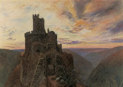 Ehrenburg an der Mosel von Alfred William Hunt