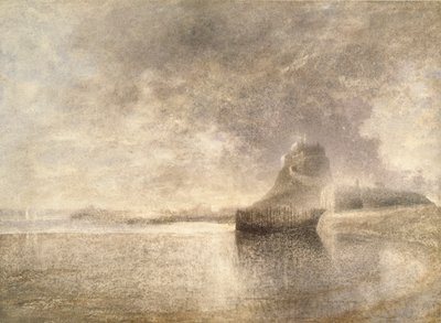 Holy Island Castle, Northumbria, ca. 1882-3 von Alfred William Hunt