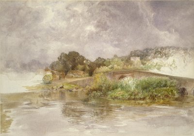 Sonning-Brücke, ca. 1882 von Alfred William Hunt