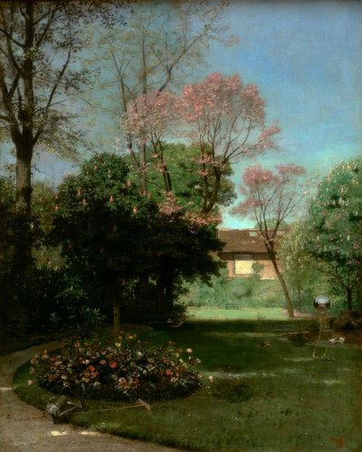 Der Garten von Alfred Stevens von Alfred de Knyff