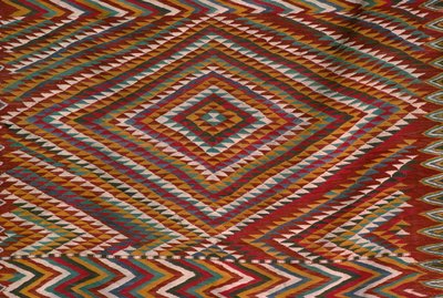 Teppich aus dem Mzab-Tal (Detail) von Algerian School