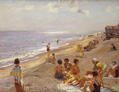 Silberner Morgen, Aldeburgh von Algernon Mayow Talmage