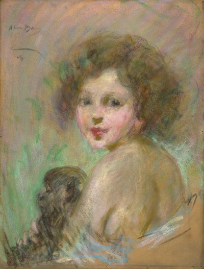 Kind mit Affe von Alice Pike Barney