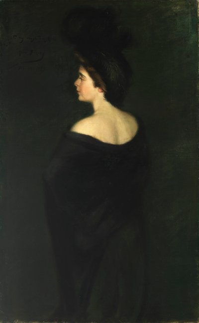 Laura in Schwarz, 1899 von Alice Pike Barney
