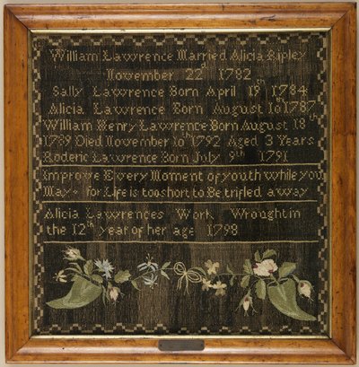 Familienregister Muster von Alicia Lawrence