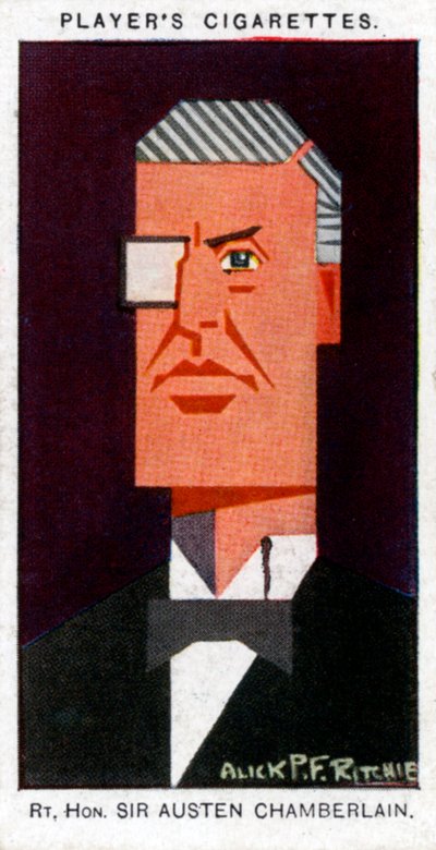 Austen Chamberlain, britischer Politiker, 1926 von Alick P. F. Ritchie