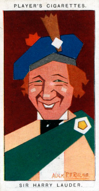 Sir Harry Lauder, schottischer Komiker, 1926 von Alick P. F. Ritchie