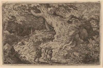 Ein dichter Wald von Allart van Everdingen