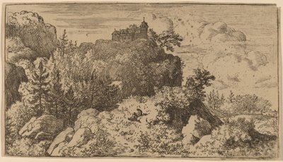 Tannen im Engpass von Allart van Everdingen