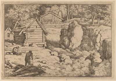 Der Zimmermann, wahrscheinlich ca. 1645-1656 von Allart van Everdingen