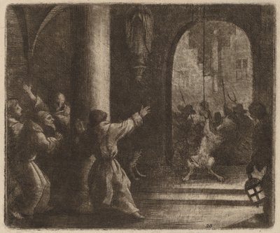 Der Wolf und die Klosterglocke von Allart van Everdingen