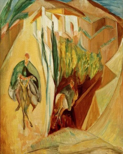 Reiter in Spanien von Alma Del Banco