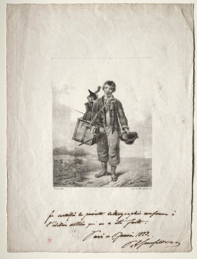 Leierkastenjunge von Alois Senefelder