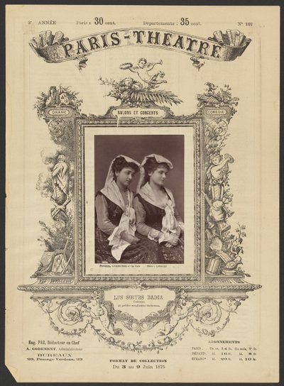 Pariser Theater: Die Schwestern Badia von Alphonse J. Liébert