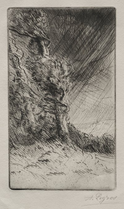 Ein Windstoß von Alphonse Legros