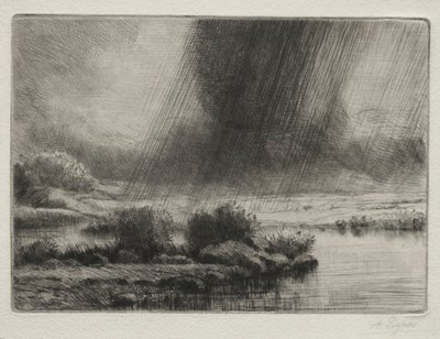 Ein Sturm von Alphonse Legros