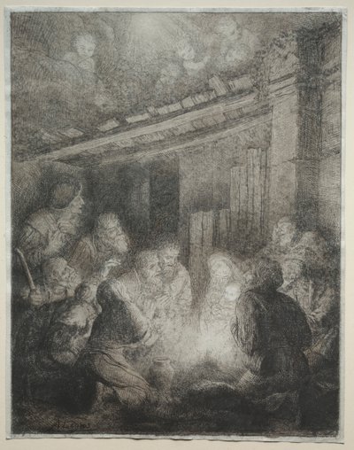 Anbetung der Hirten von Alphonse Legros