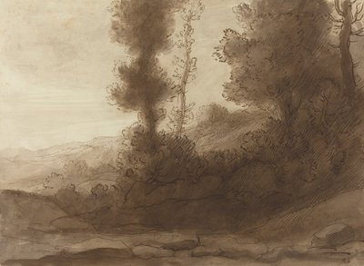 Am Fuße des Hügels von Alphonse Legros