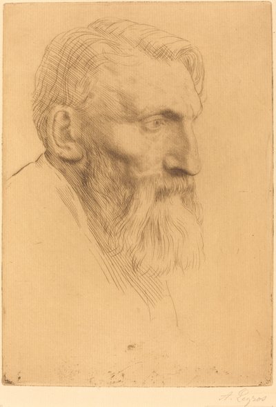 Auguste Rodin von Alphonse Legros