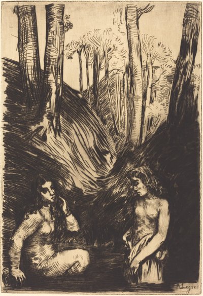 Badende von Alphonse Legros