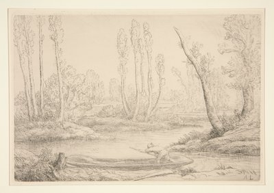 Ufer der Somme bei von Alphonse Legros