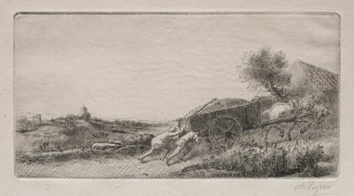 Heimkehr mit dem Heu von Alphonse Legros