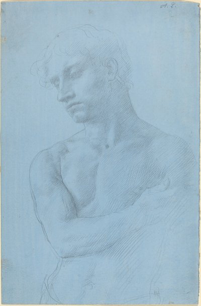 Büste eines nackten Mannes von Alphonse Legros