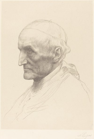 Kardinal Manning, 2. Platte von Alphonse Legros