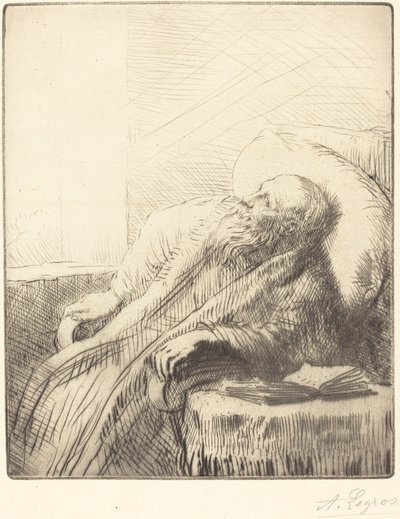 Der Genesende von Alphonse Legros