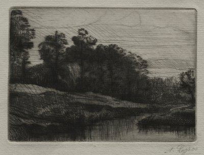 Abend von Alphonse Legros