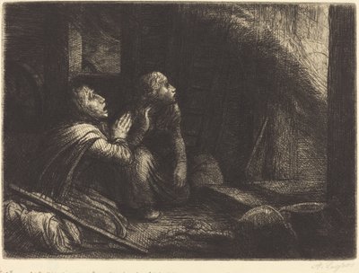 Feuer, 3. Platte von Alphonse Legros